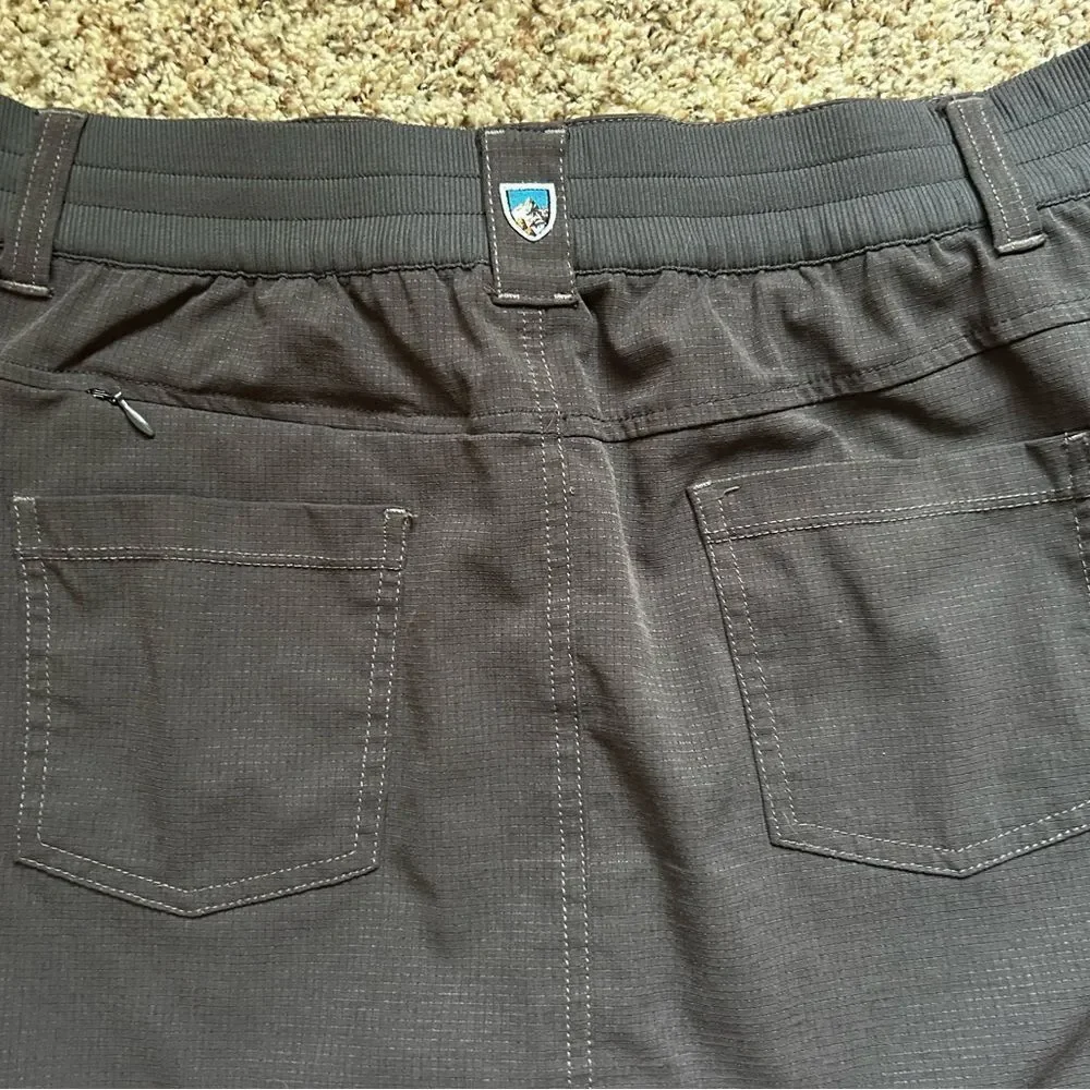 Kuhl Women's Charcoal Gray Athletic Outdoor Skort Size 12